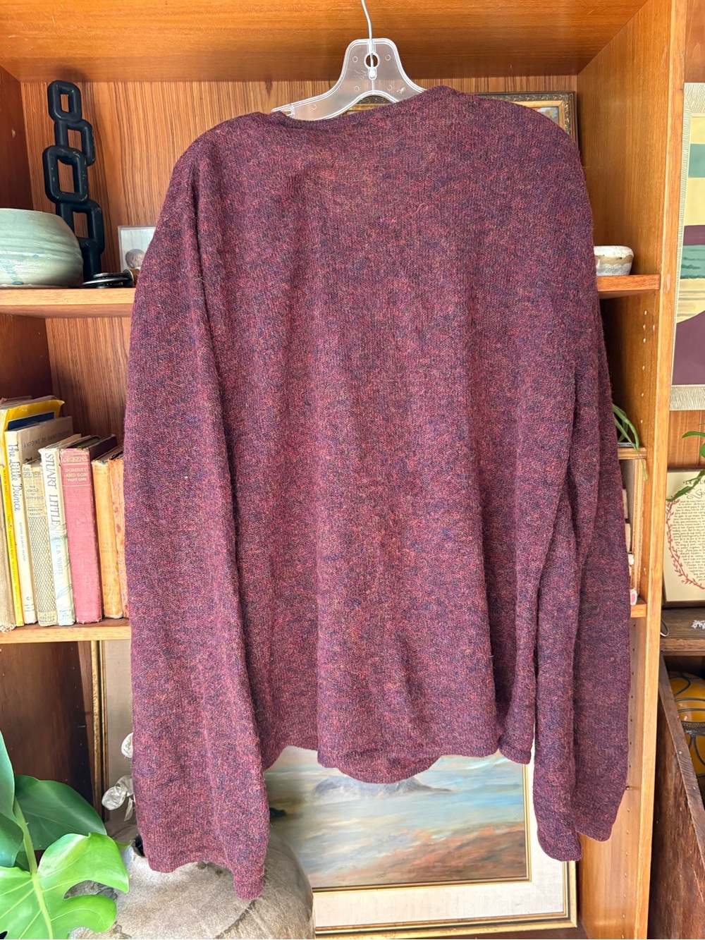 90s VTG Giant Oversize Merino Blend sweater OS - Picture 8 of 9